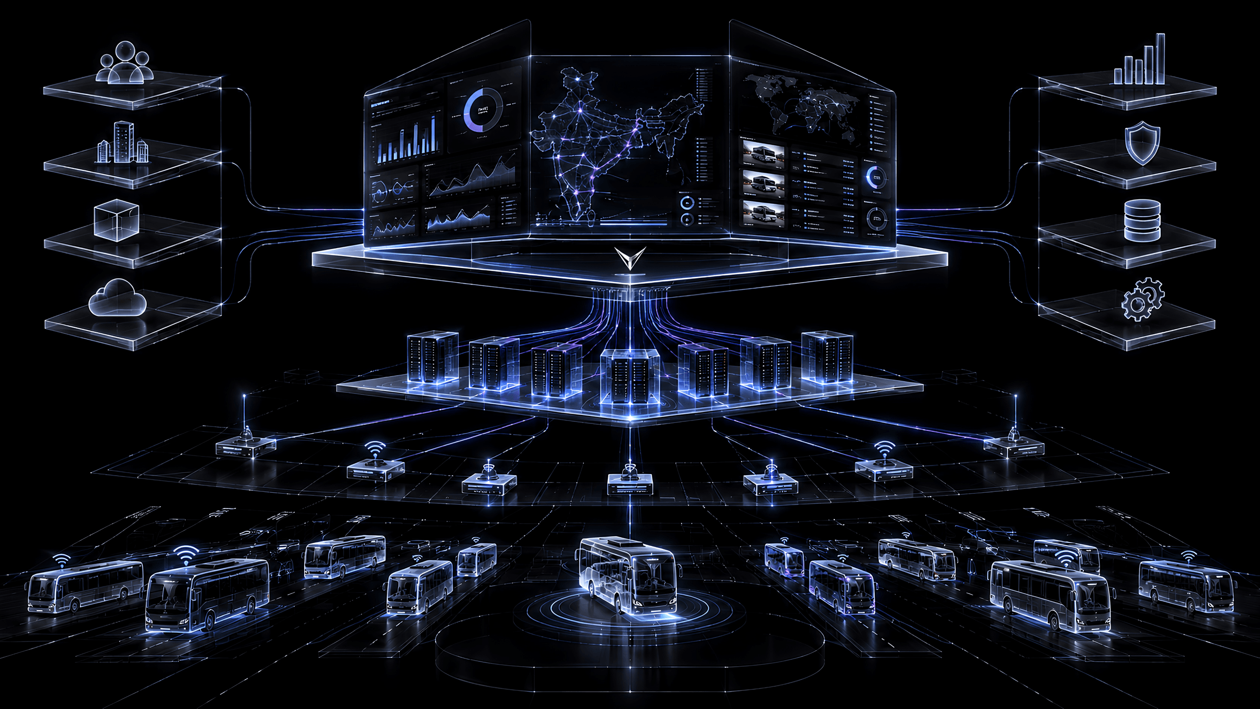 VMOVEXA Network Operations Center (NOC) and Distributed Fleet Edge Network