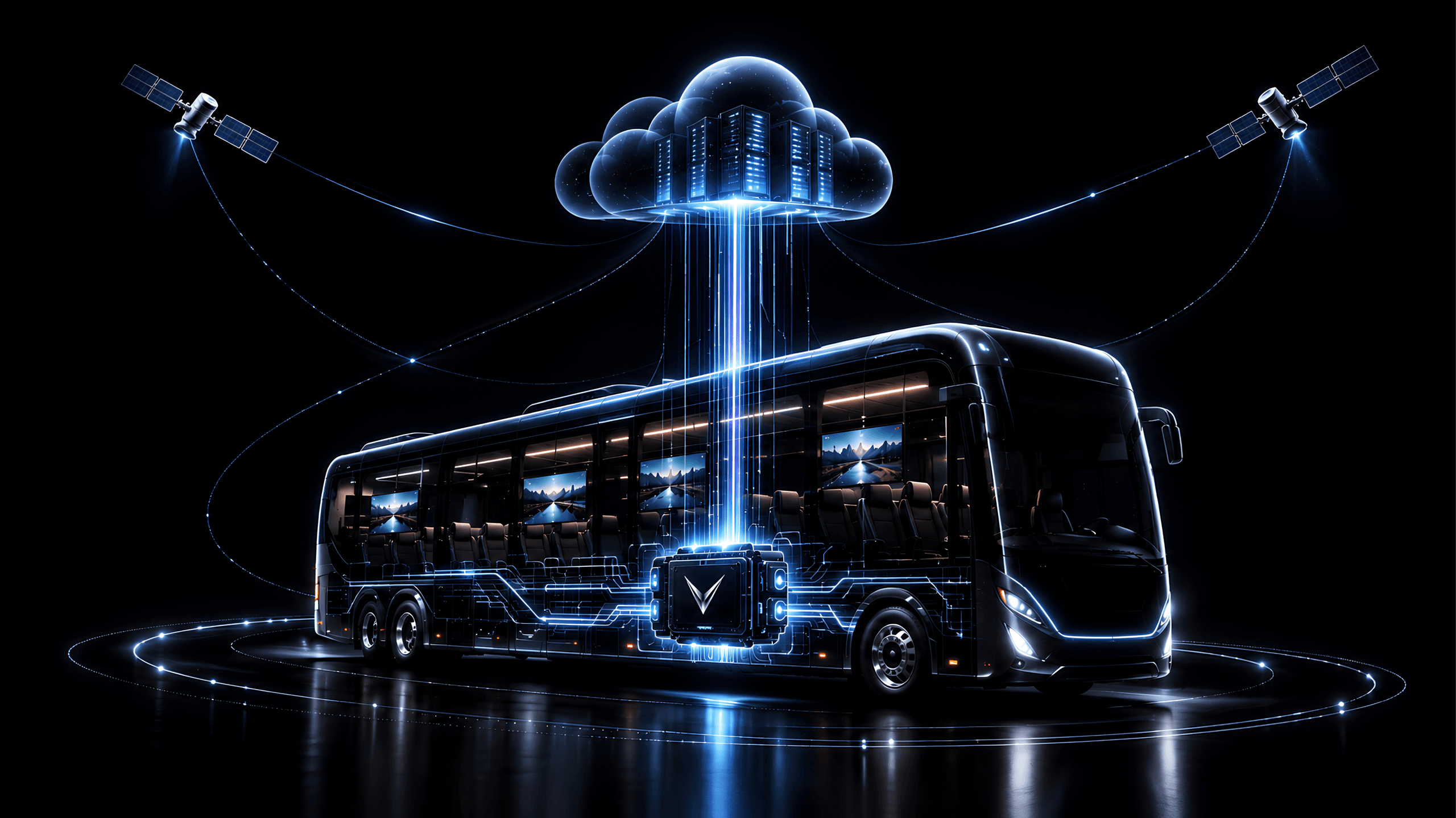 VMOVEXA Satellite GPS & In-Chassis Edge Computing Architecture