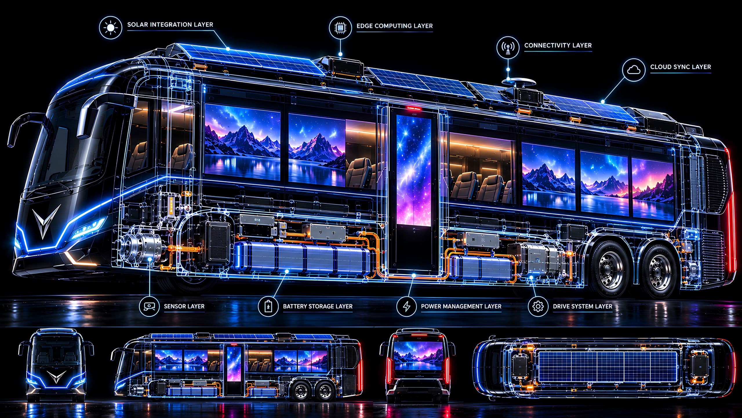 VMOVEXA Deep-Tech Smart Bus Blueprint & Architecture